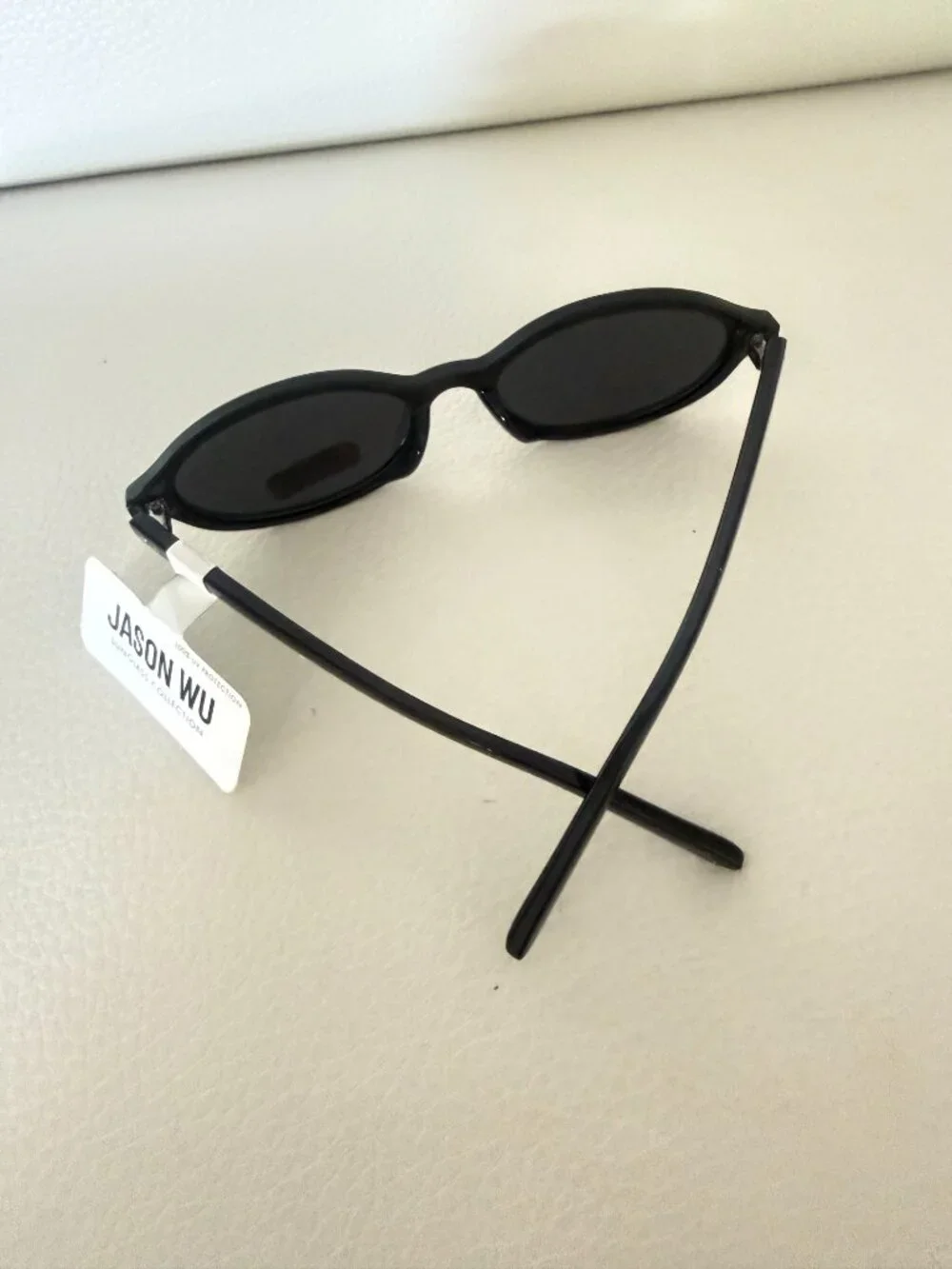 NWT JASON WU OVAL SUNGLASSES BLACK LENS RETRO 90S Y2K STYLE